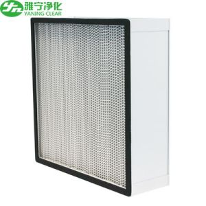 Mini Pleat HEPA Air Filter Replace H13 HEPA Filter With Galvanized Frame