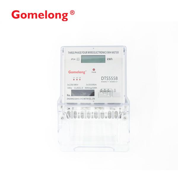 Quality Full PC DTS5558 three phase four wire  digital electric energy meter for sale