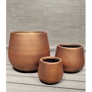 Frost Resistant Fiberclay Planter Customized For Garden's Aesthetics And