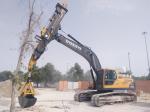 Buy cheap KM150 Loader Excavator Clam Shell Telescopic Arm For Construction Works from wholesalers