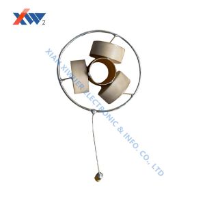 China 1.2A Max Ripple Current High Voltage Radial Ceramic Capacitor 10mm X 15mm Size 5mm Lead Spacing on sale