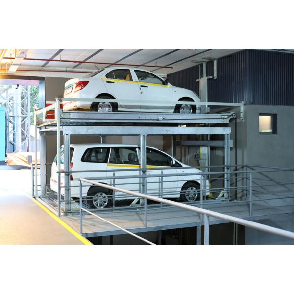 Vertical Structure Elevated Car Parking System With 2000kg Loading Capacity