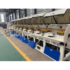 Buy cheap Straight-Line Wire Drawing Machine with AC Frequency-Variation Motor and PLC Logical Control for High Carbon and Low Carbon Steel from wholesalers