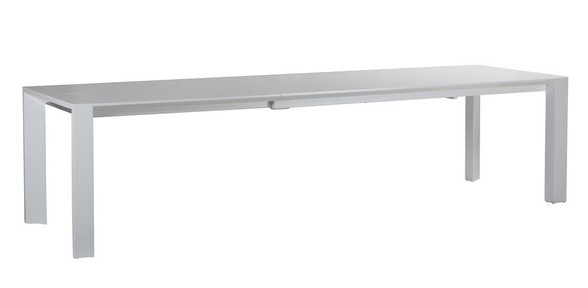 Buy cheap white extendable 3.5m 10 seater rectangle table furniture from wholesalers