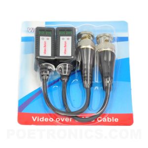 Buy cheap PVB-BC03(300-350m) BNC Male to Screw Terminal Passive CCTV Video Balun transmitter from wholesalers