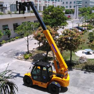 Flexibility Telescopic Handler Forklift With High Intense Fork