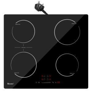 Plug-in Induction Hob 13 Amp 2800W 60cm Integrated Electric Cooktop with Bridge