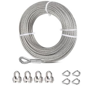 Buy cheap Tolerance ±1% 1/16" Galvanized Steel Aircraft Wire Rope 7x7 304 Grade Versatile Uses In Construction Cold Heading Steel from wholesalers