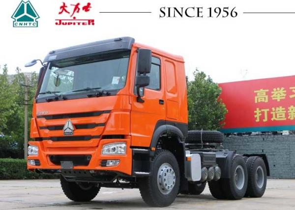 Quality HOWO 6X4 Tractor Truck With 420 Hp Euro II Engine RHD For Africa for sale