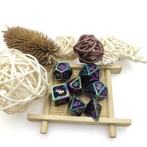Buy cheap 12cm Polyhedron Dice Sets Hand Pouring Durable Sturdy 7 Pcs from wholesalers