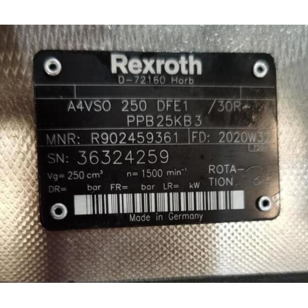 Rexroth R902449361 A4VSO250DFE1/30R-PPB25KB3 Axial Piston Variable Pump