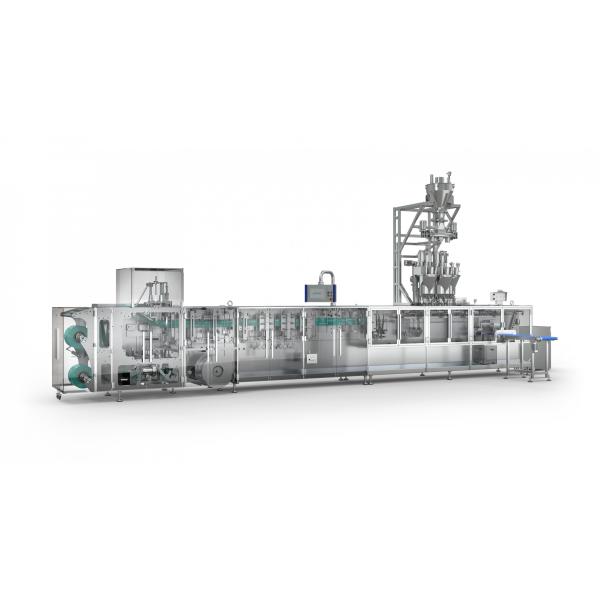 Automatic Horizontal Pouch Packing Machine Bean Oats Stand Up Pouch Packaging