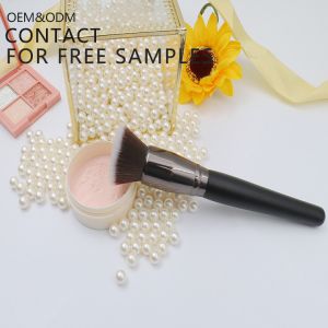 OEM Single Black Gradient Blush Brush ISO9001 For Face