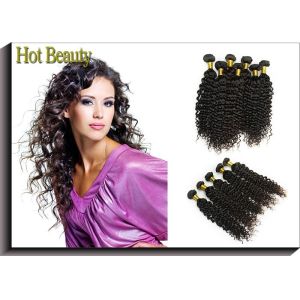Buy cheap Custom Natural Black Remy Virgin Human Hair Extensions Deep Wave from wholesalers