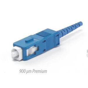Buy cheap Fiber Optic connector SC pc/upc  singlemode simplex  2.0mm RohS material blue housing from wholesalers