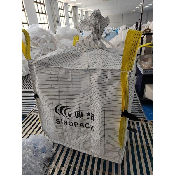 Good Cold Resistance 1500kg PP Jumbo Fibc 4 Loops Un Certified Bulk Bags for