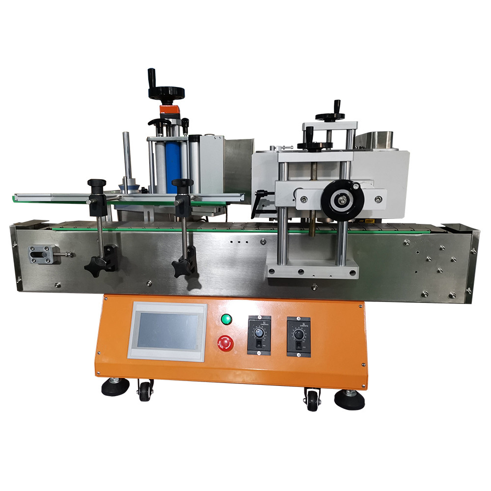 Buy cheap Multi-Function Semi Automatic Round Bottle Can Jar Labeling Sticking Machine with Label Date Code Printer from wholesalers