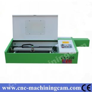 Quality mini laser cutting machine ZK-5030-60W(500*300mm) for sale
