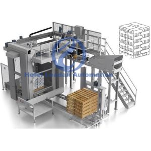 Buy cheap Stable Running Automatic Palletizer Machine 2-10 Layers Low Power Consumption from wholesalers