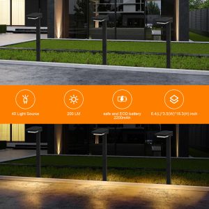 Buy cheap IP65 Waterproof 200g Black ABS PMMA Solar Fence Light With Monocrystalline Silicon Solar Panel from wholesalers