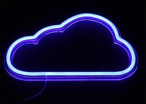 Buy cheap Bright Blue Cloud Led Neon Light Signs , Neon Bar Signs For Home Acrylic PVC Shell product