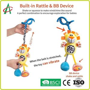 BSCI Pram Rattle Toy For Baby 27cmx12cm 3-24 month years old