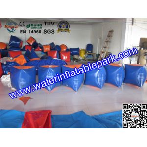 Buy cheap PVC Inflatable Paintball Bunker BUN51 With Durable Plastic Ground Stakes from wholesalers