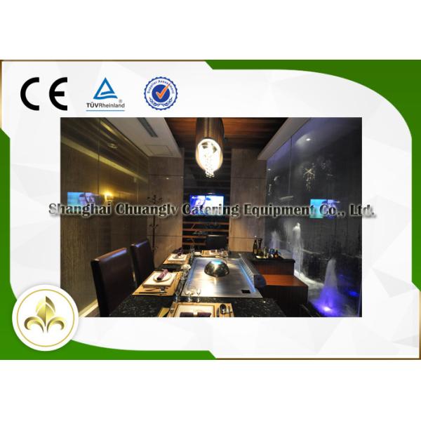 Electrostatic Precipitator Teppanyaki Cooking Plate Restaurant Hibachi Grill