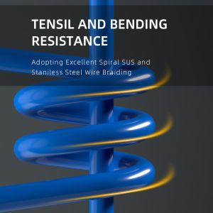 Single Mode 9/125 G652D Simplex SC/UPC-LC/UPC Armored Fiber Optic Patch Cord for