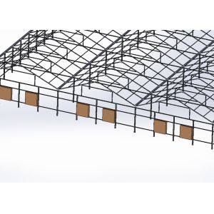 Buy cheap Cold Resistant Double Layer Commercial Venlo Polycarbonate Sheet Geenhouse with misting system from wholesalers