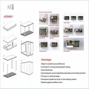 Buy cheap Expandable Prefabricated Container House With Sandwich Panel from wholesalers