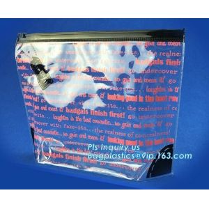 Buy cheap frosted PVC slider zipper bag plastic bag with zipper resealable pvc slider zip poly bag, cosmetic bag with slider zippe from wholesalers