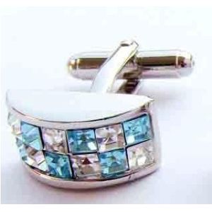 Buy cheap Sterling silver die casting epoxy coating Custom Cufflinks from wholesalers