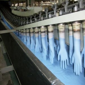 Buy cheap 11x1.5x2m Surgical Latex Gloves Manufacturing Machine from wholesalers
