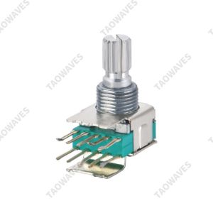 Sturdy Rotary Encoder with Reset Feature and Durable Knob for Precise Audio