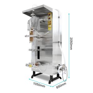 Three Side Sealing Multi Function Packaging Machine Drinking Pouch Water Filling