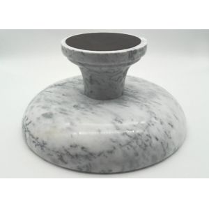 Grey Stone Serving Bowl , Table Decorative Stone Bowl Natural Solid Marble