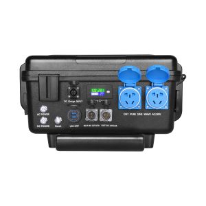 Mobile Lithium Portable Power Station Backup For Home Use Air Compressor 2500w