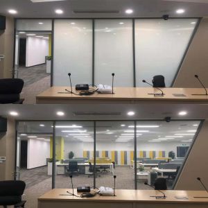 Buy cheap Liquid Crystal Switchable Privacy Glass With Switchable Smart Film from wholesalers