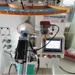 PLC Touch Operating Conical Surface Screen Printing Machine