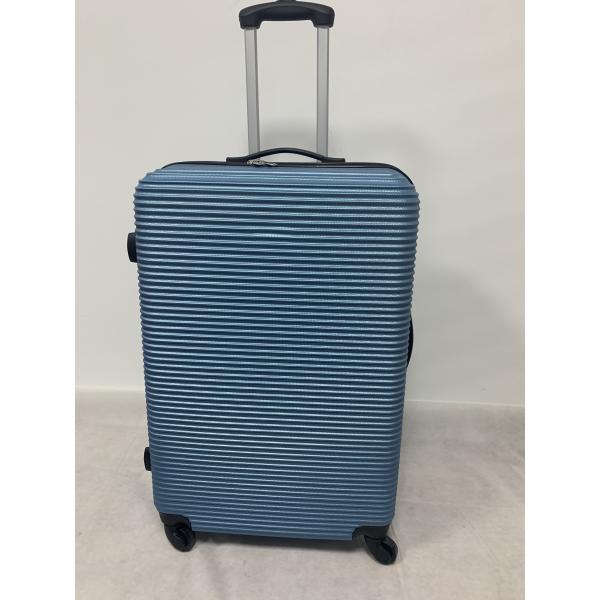 Quality 210D Polyester Blue Travel Trolley Luggage Sets Expandable for sale