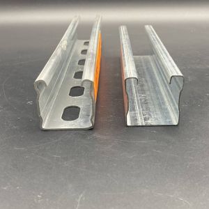 Buy cheap Electrical Zinc 3m 6m Rib Reinforcement Strut Channel from wholesalers