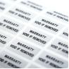 Buy cheap Silver High Residue Void Tamper Proof Seal Label Total Transfer Custom Security from wholesalers