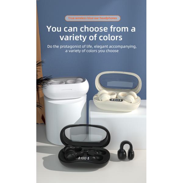 Sport Meeting Running Headset Bone Conduction Wireless Earphones with LED Display