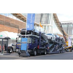 Buy cheap Heavy Duty Car Carrier Semi Trailer with T700/Q345 Steel Main Beam Hydraulic Lifting and JOST King Pin from wholesalers