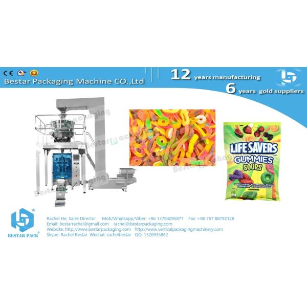 Quality Fruit candy pouch automatic packaging machine for sale