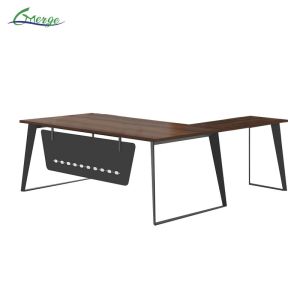 Buy cheap L Shape OfficeTable Modern Wood Manager Office Executive Desk with File Cabinet from wholesalers