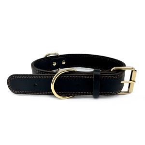 Buy cheap Genuine Leather Dog Collar Durable Comfortable Adjustable Classic Style from wholesalers