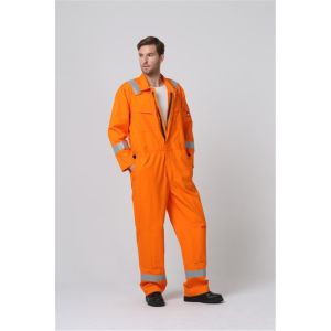 Buy cheap Brass Zips Fr Flame Resistant Apparel , EN11611 Heat Resistant Overalls from wholesalers