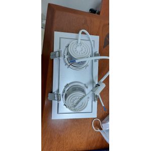 Buy cheap Grille 220V Led Panel Downlight Rectangular Embedded from wholesalers